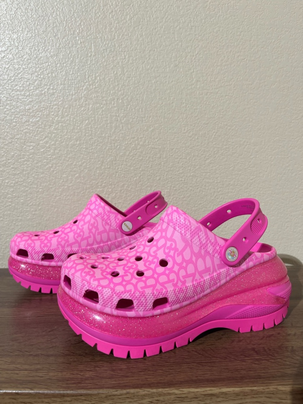 CROCS Barbie  Clog Soles in Hot Pink